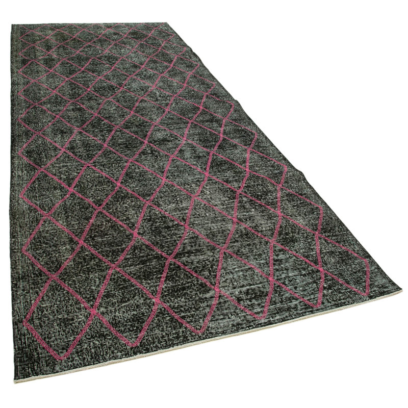 Gracie Oaks Irani Black/Pink Rug Wayfair.co.uk